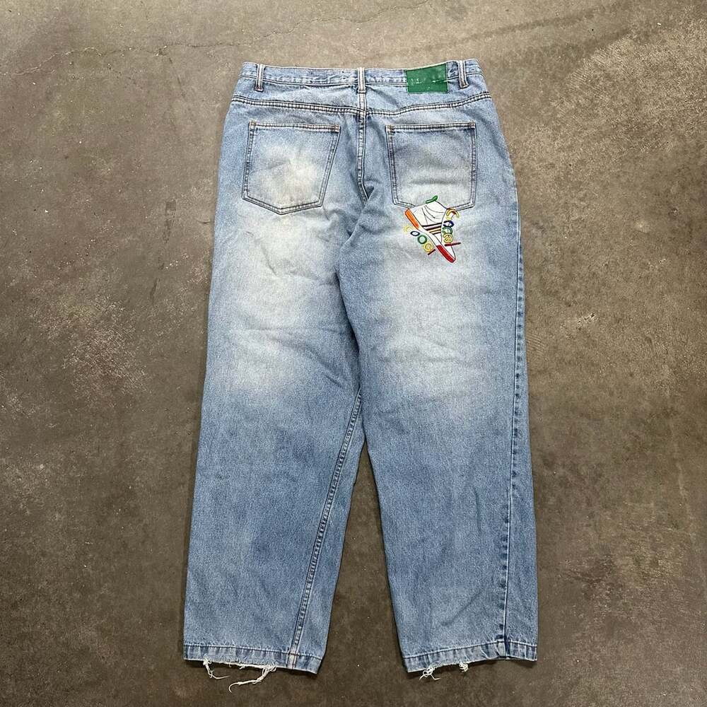 Vintage COOGI Jeans 40x32 Baggy Hip Hop Embroidered Sneaker Denim Y2K